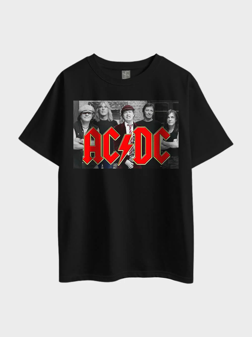 AC DC Metal Rock Oversized Mens Tee In Lowest Price Only In BD