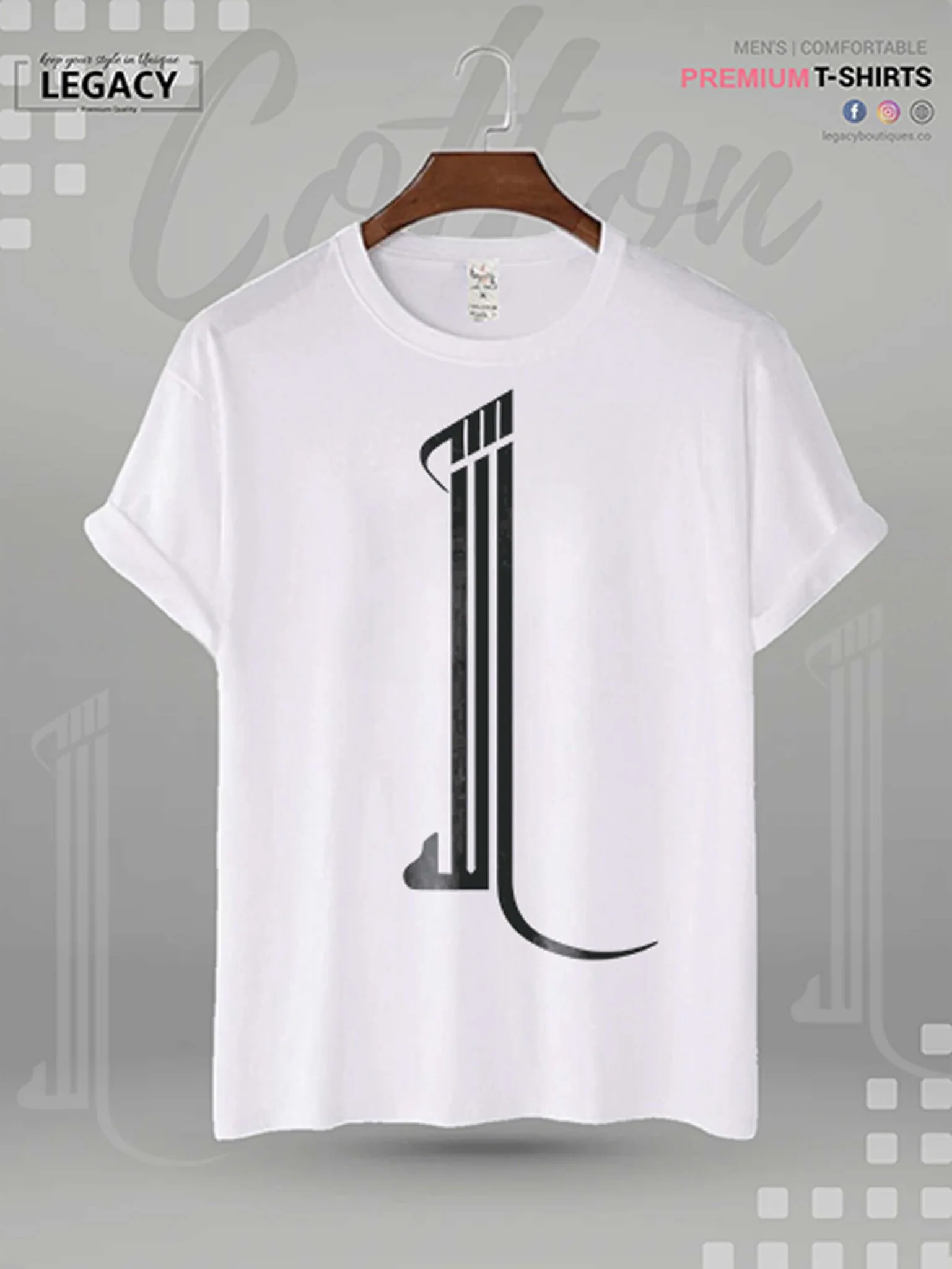 Allah Printed High Quality Men's Islamic T-shirt - Image 2