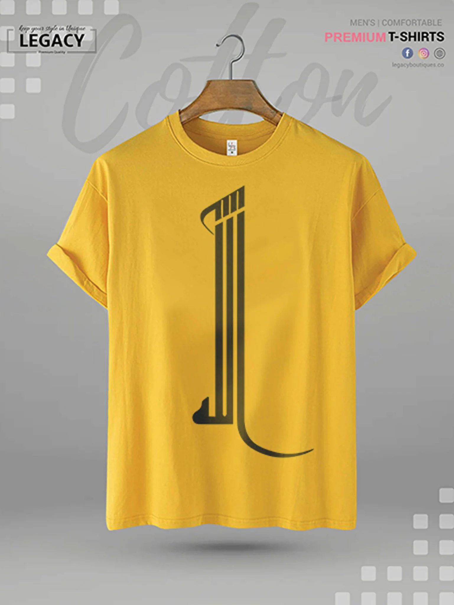 Allah Printed High Quality Men's Islamic T-shirt - Image 5