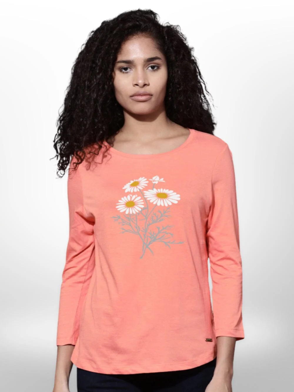 Amazing Flower printed Women T-shirt - Image 5