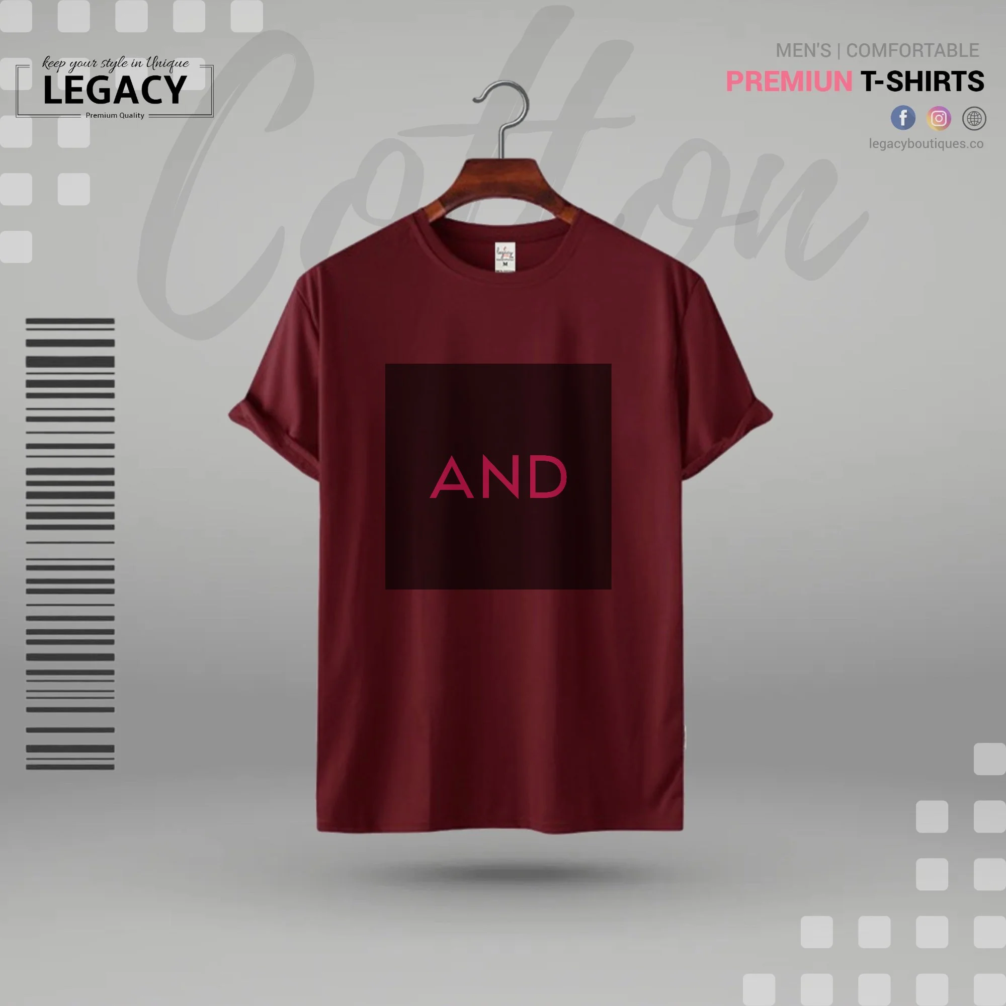 And printed Men's Premium Sort Sleeve Designer Edition T-Shirt - Image 4