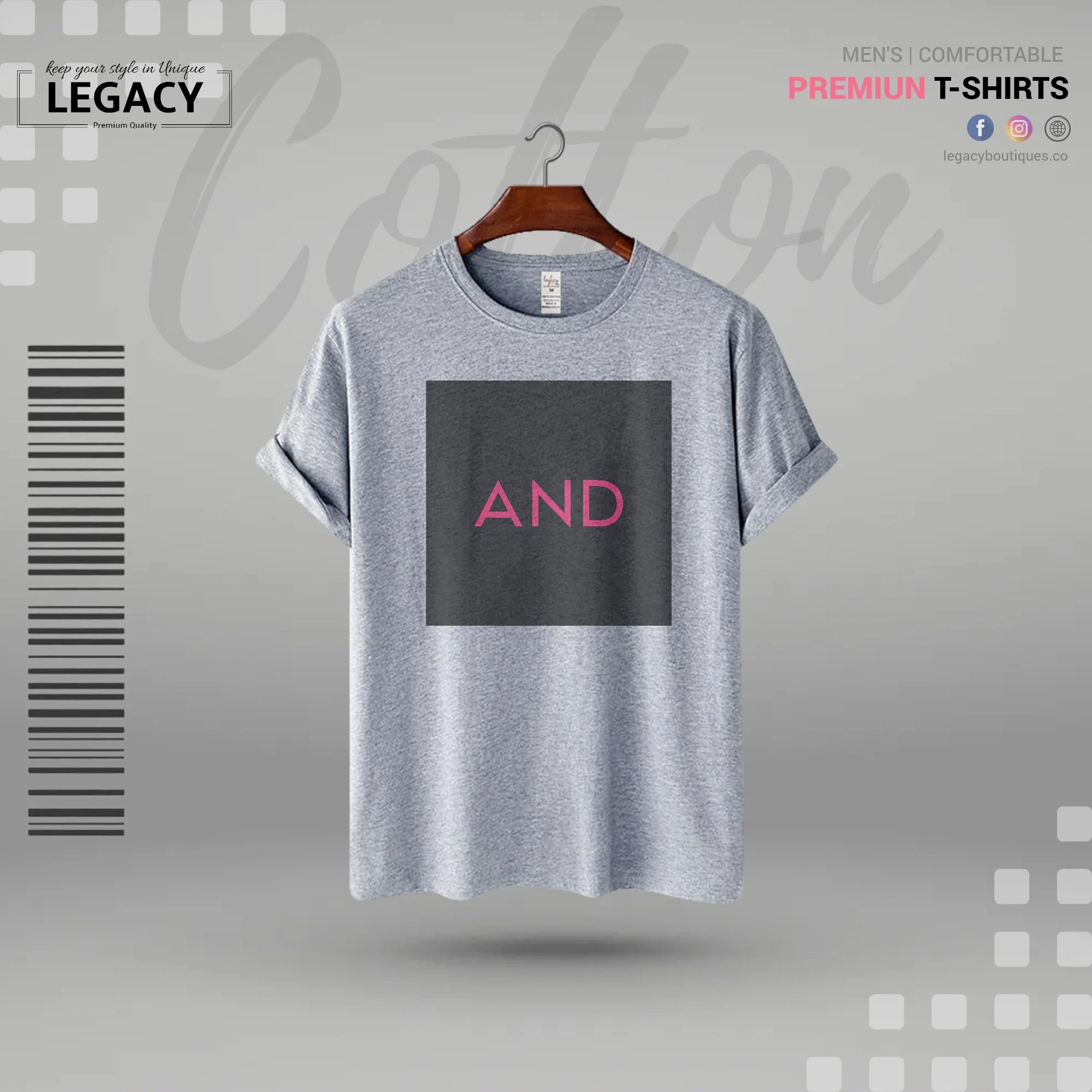 And printed Men's Premium Sort Sleeve Designer Edition T-Shirt - Image 6