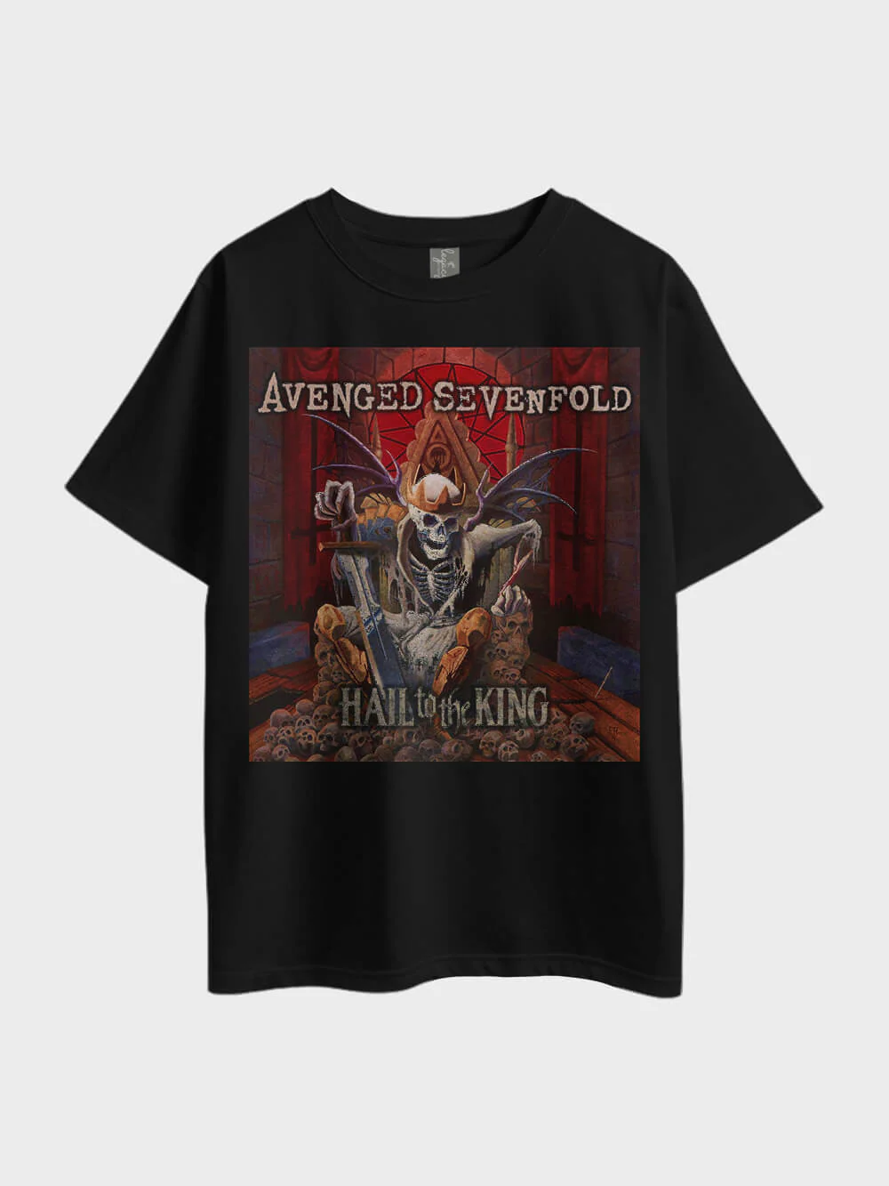 Avenged Sevenfold Hail to the King Oversized Metal Mens High Quality Tee In Lowest Price At Legacy Boutiques BD