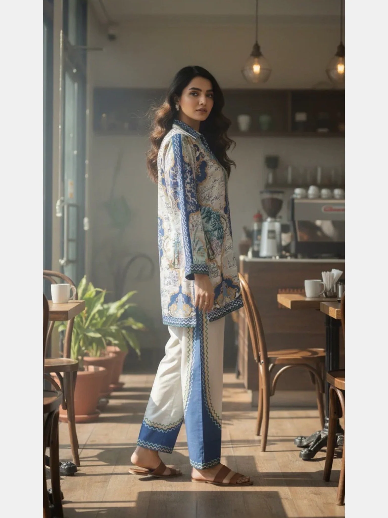 Azure Bloom Co-ord Set - Image 6