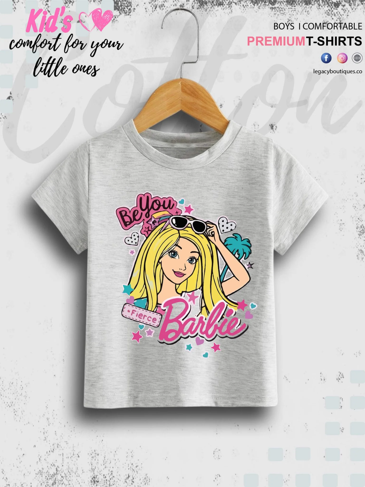 Barbie Be Brave Printed 1 To 11 Year Girls T-Shirt In Lowest Price Only In Dhaka - Image 2