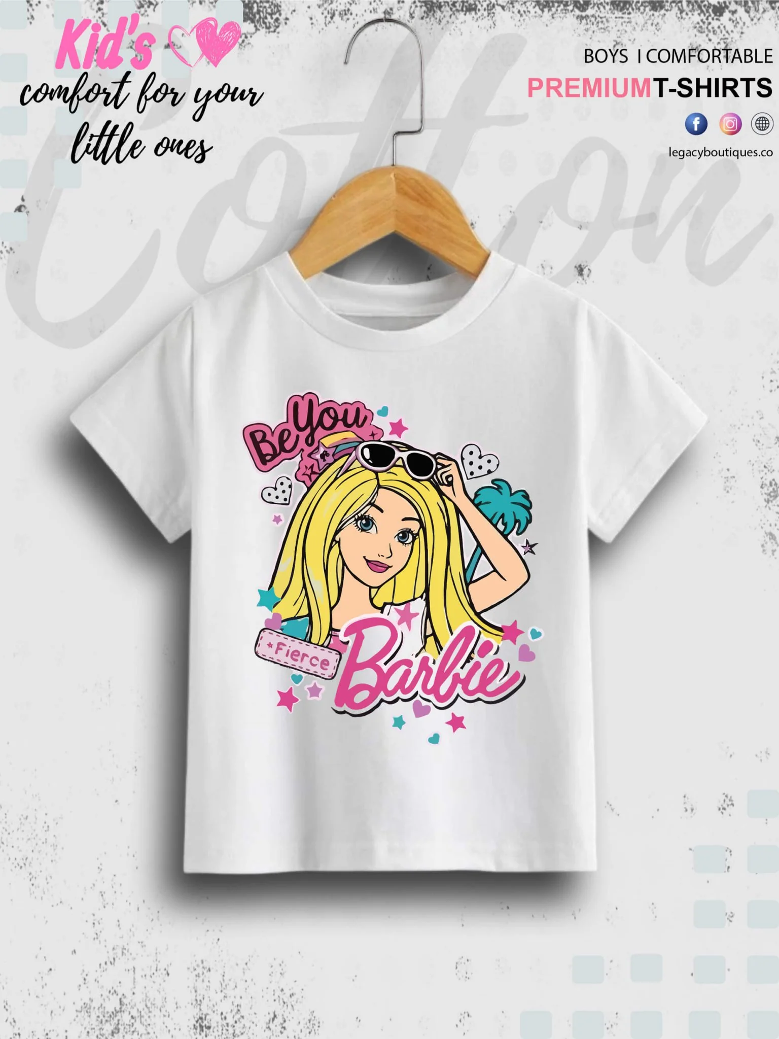 Barbie Be Brave Printed 1 To 11 Year Girls T-Shirt In Lowest Price Only In Dhaka - Image 4