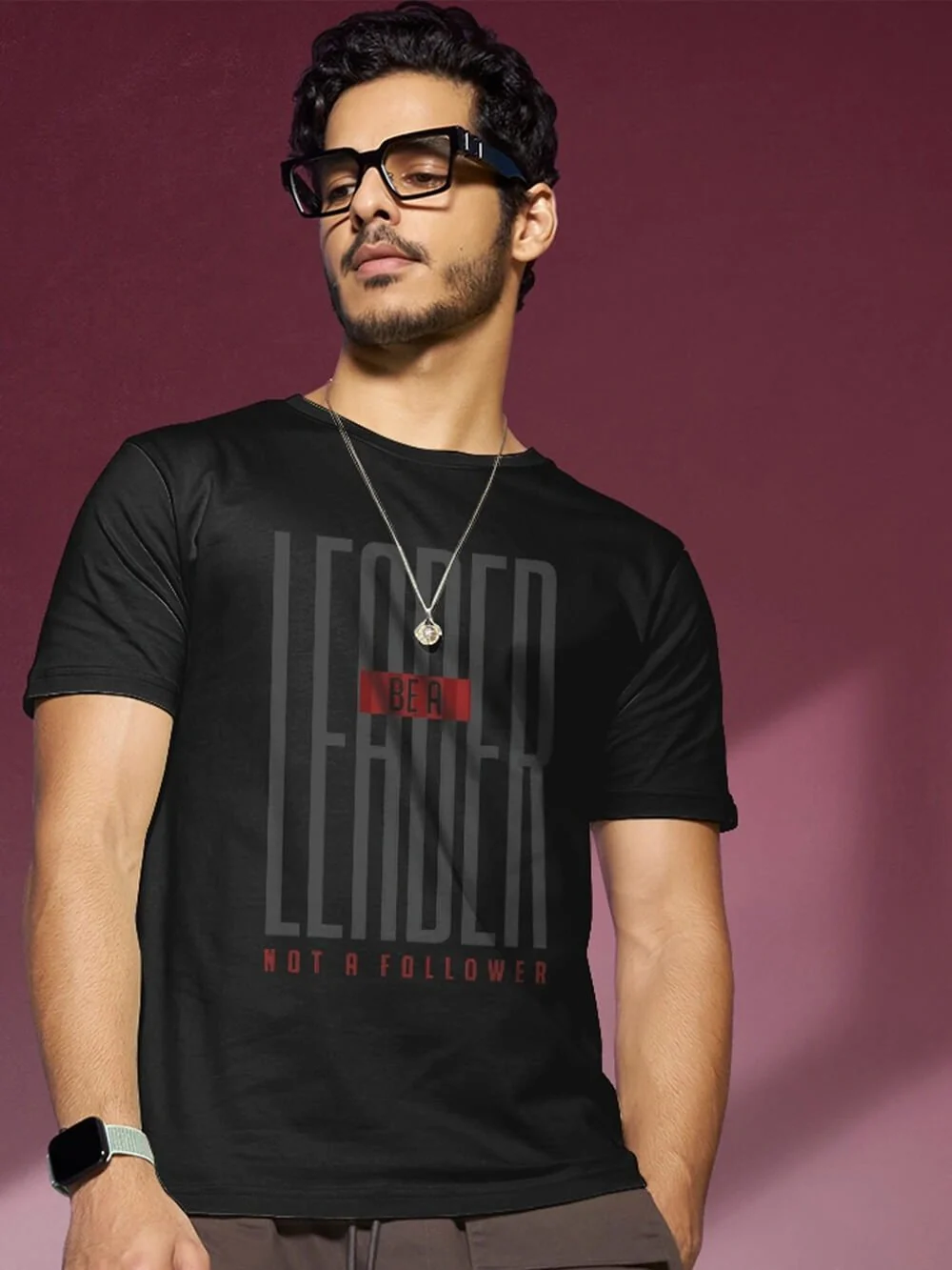 Be A Leader Not A Follower Print High Quality In Cheapest Price Men's T-Shirt
