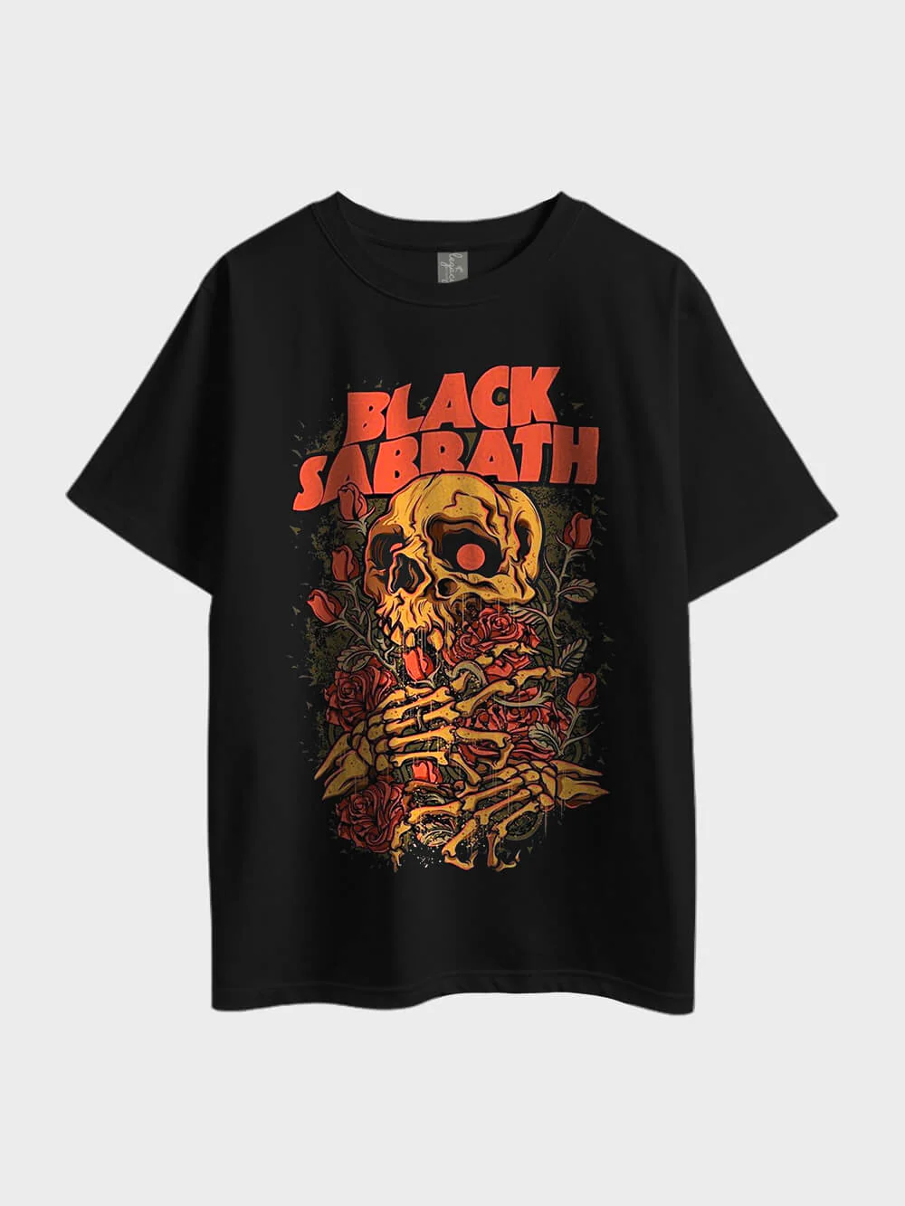 Black Sabbath Rock Band Printed Metal Oversized Mens T-shirt Legacy Boutiques Bangladesh