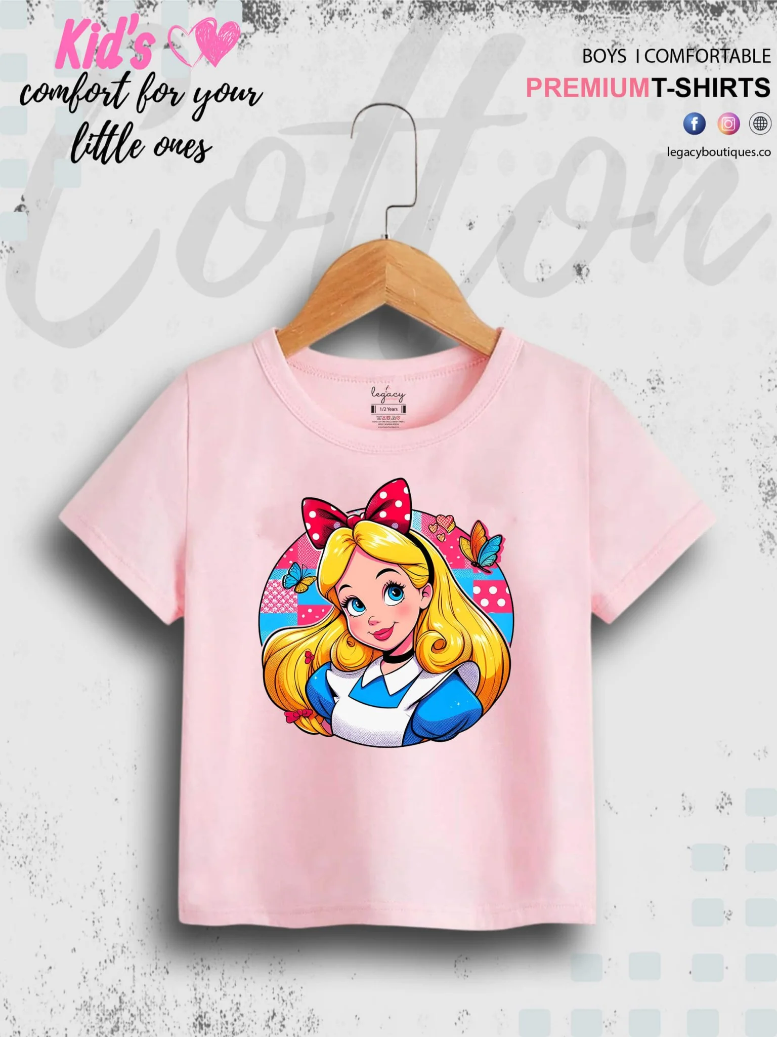 Chef Cinderella Printed Premium Quality T-Shirt For Baby Girls In Lowest Price Only In BD - Image 2