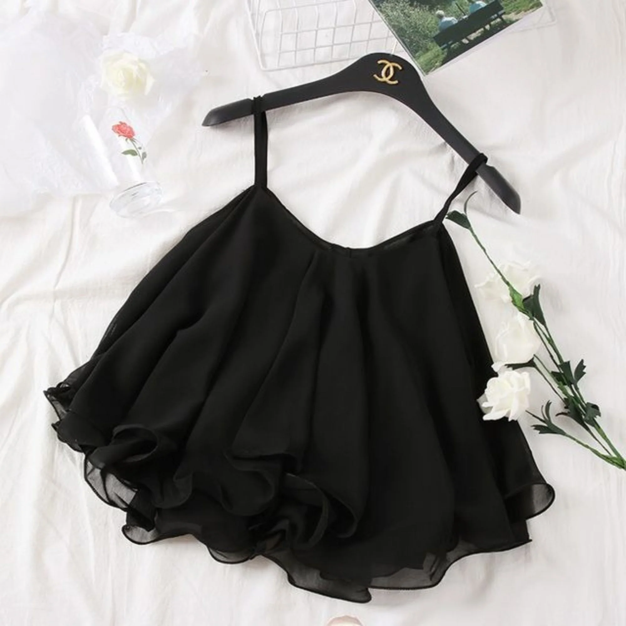 Chiffon Cropped Camisole Top | Legacy Boutiques Dhaka - Image 4