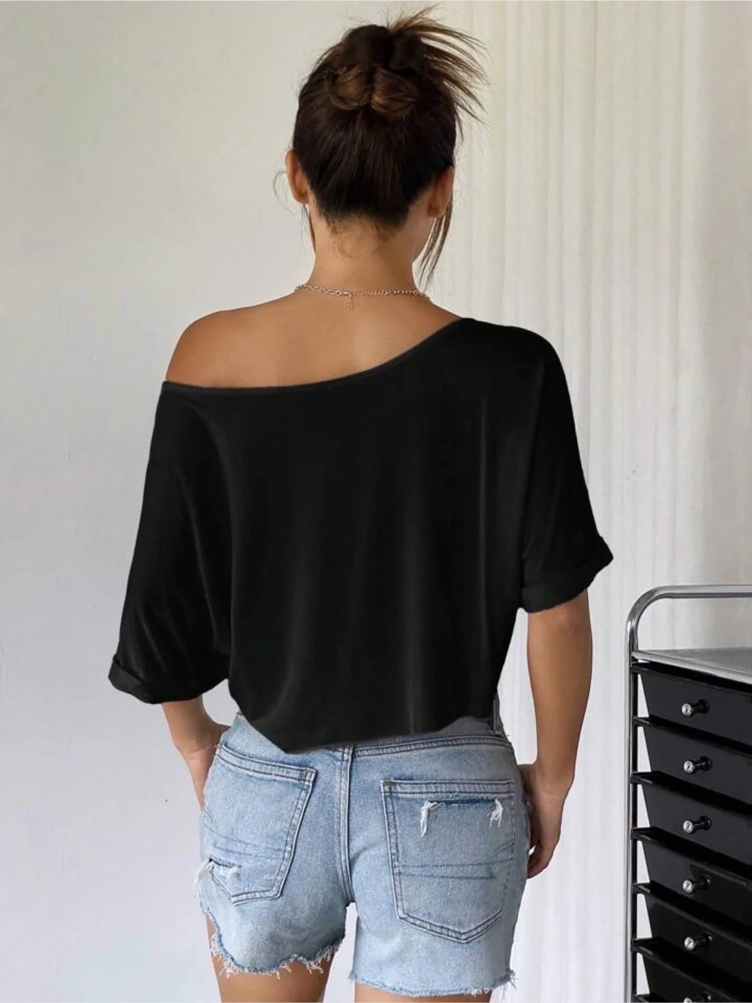 Classic vintage car printed crop tops womens - Image 4