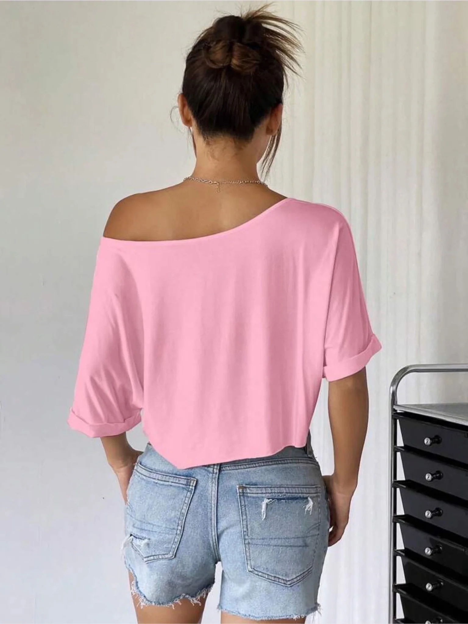 Classic vintage car printed crop tops womens - Image 5