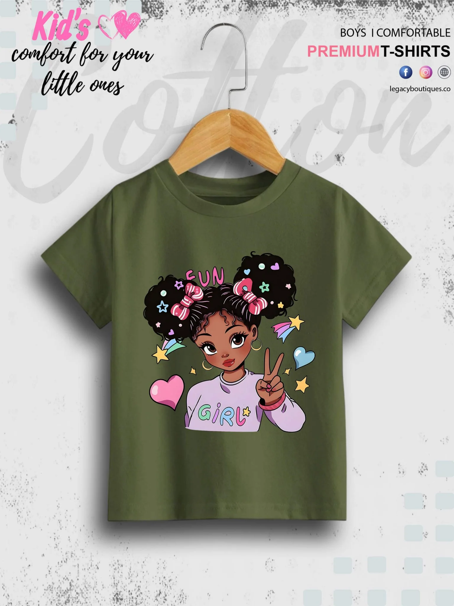 Cool Fun Girl Printed Kids Girls High Quality T-Shirt In Best Price Only In Dhaka - Image 4
