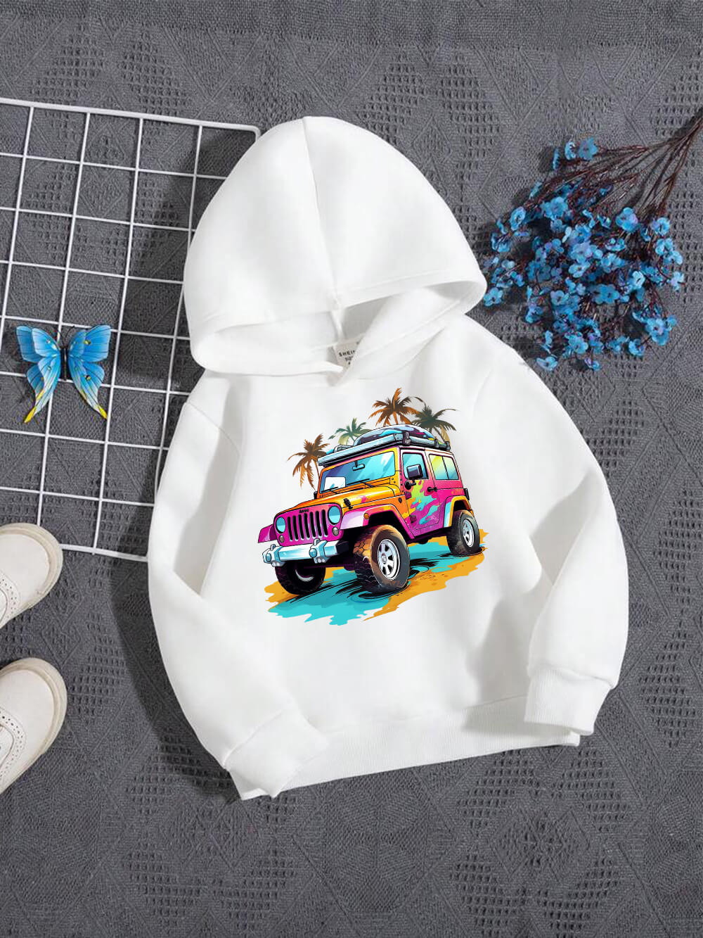 Cool Off Road Jeep Car Printed Casual Kids Hoodie For Boys And Girls Legacy Boutiques Bangladesh