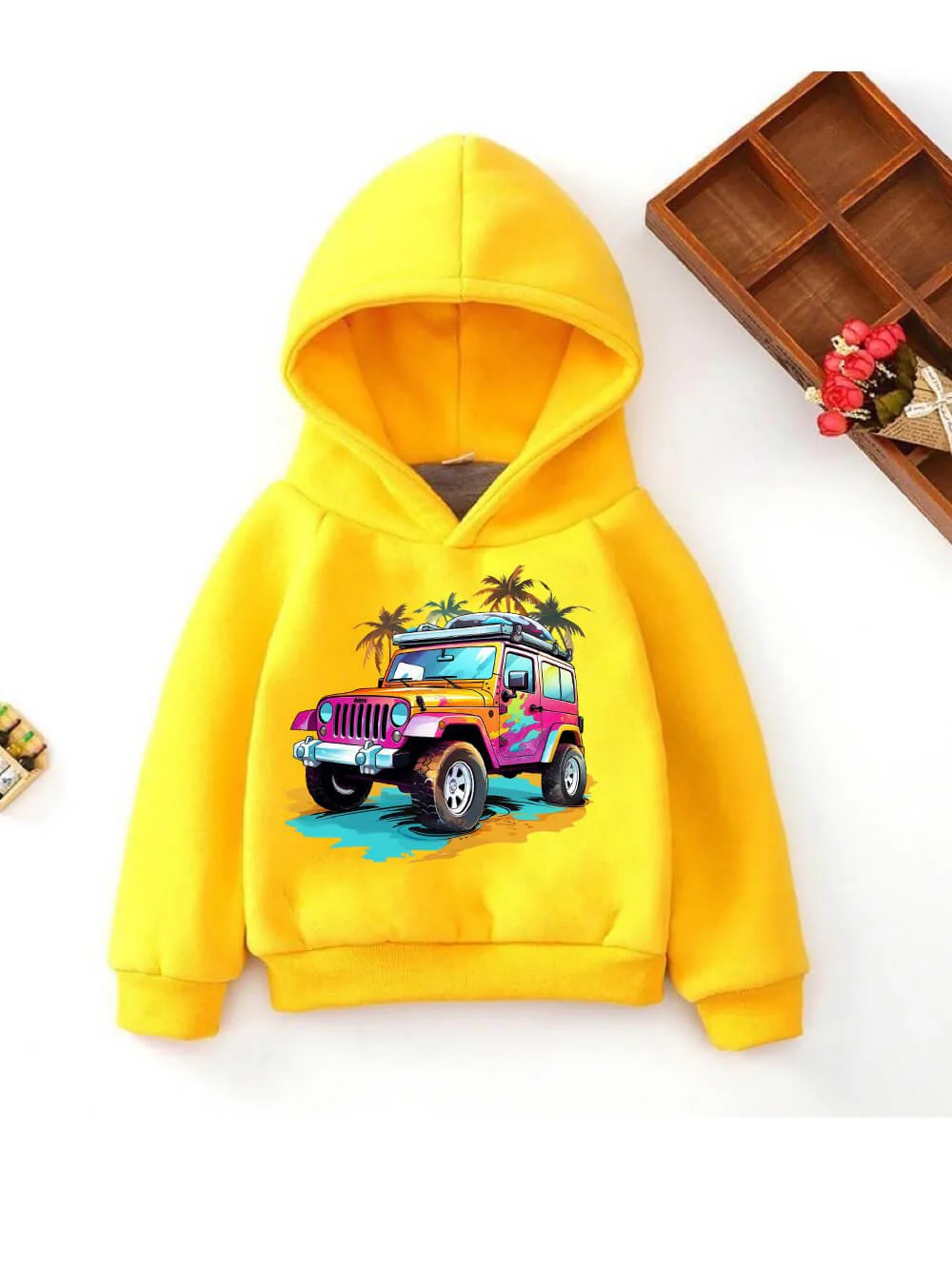Cool Off Road Jeep Car Printed Casual Kids Hoodie For Boys And Girls Legacy Boutiques Bangladesh - Image 5