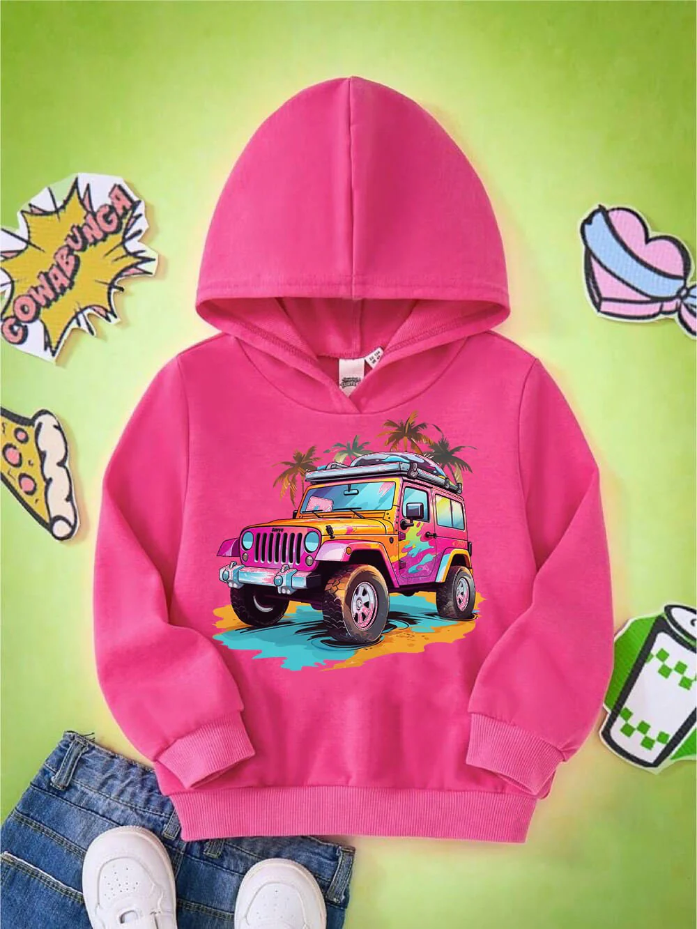 Cool Off Road Jeep Car Printed Casual Kids Hoodie For Boys And Girls Legacy Boutiques Bangladesh - Image 8