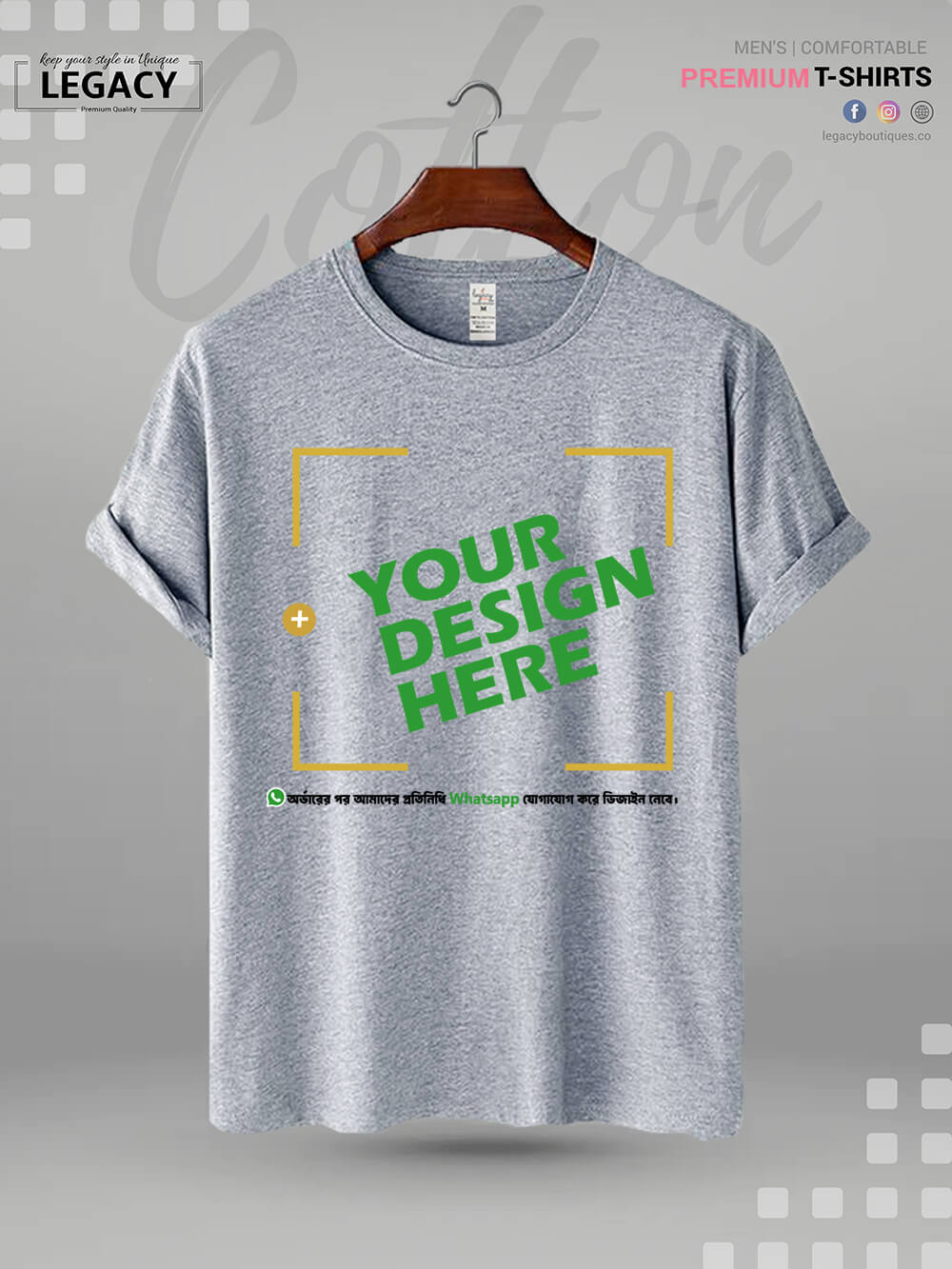 Customise your own Colourful Design cotton t-shirt BD - Image 6