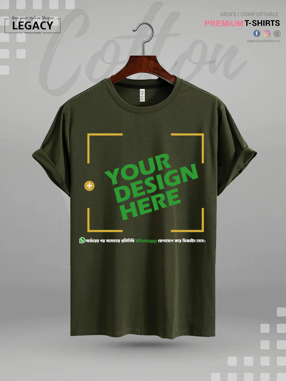 Customise your own Colourful Design cotton t-shirt BD - Image 7
