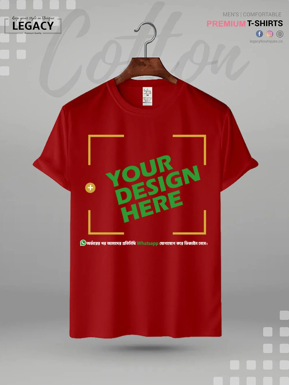 Customise your own Colourful Design cotton t-shirt BD - Image 9