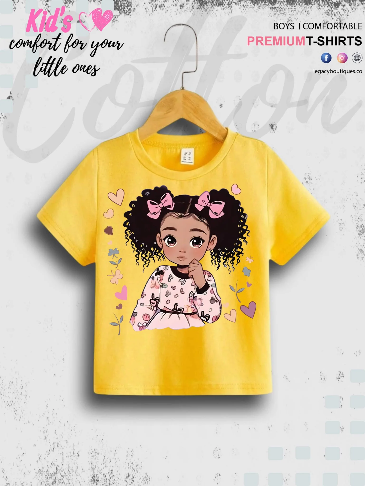 Cute Melanin Queen Short Sleeve Girly Tee - Image 3