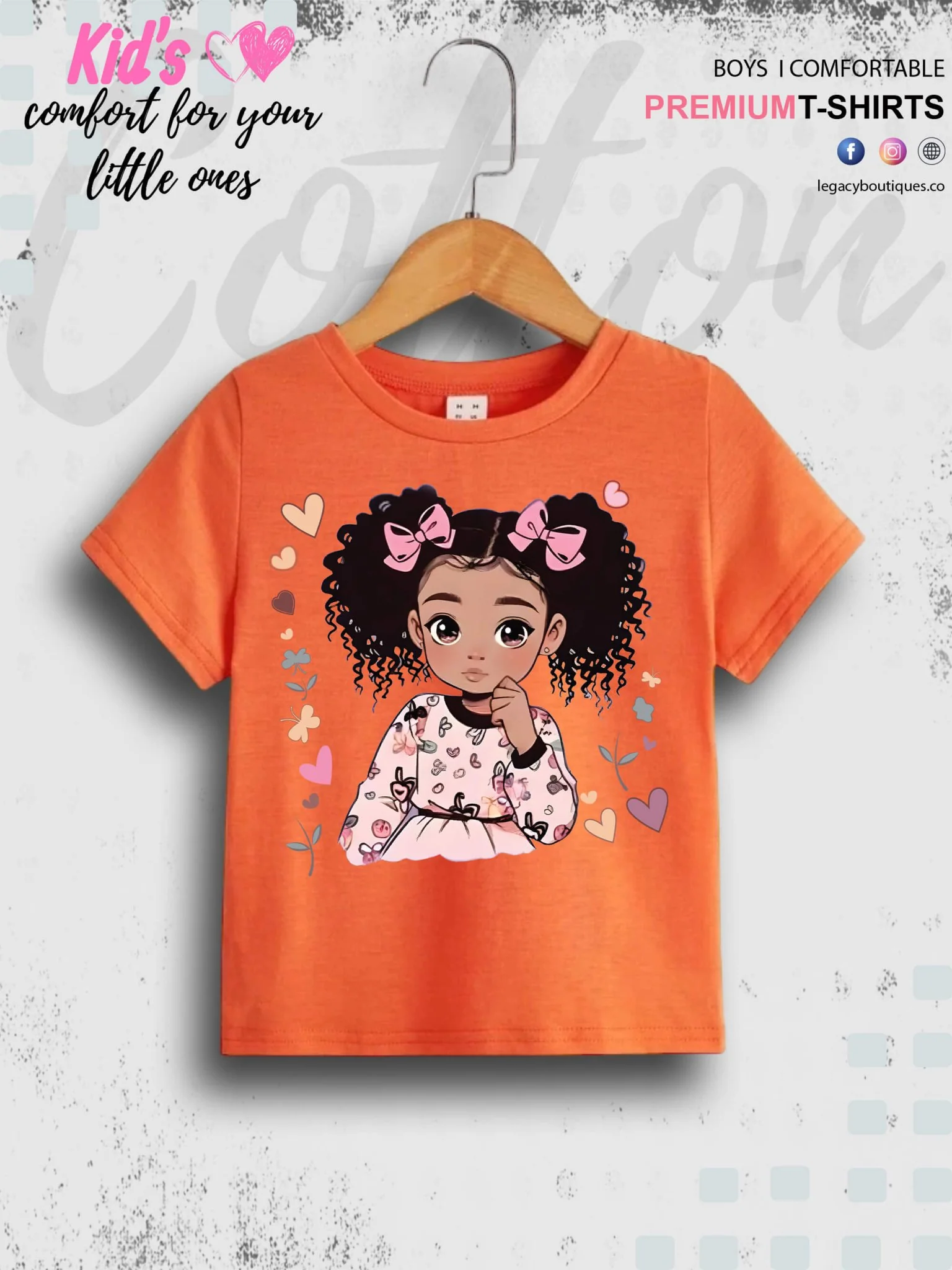 Cute Melanin Queen Short Sleeve Girly Tee - Image 4