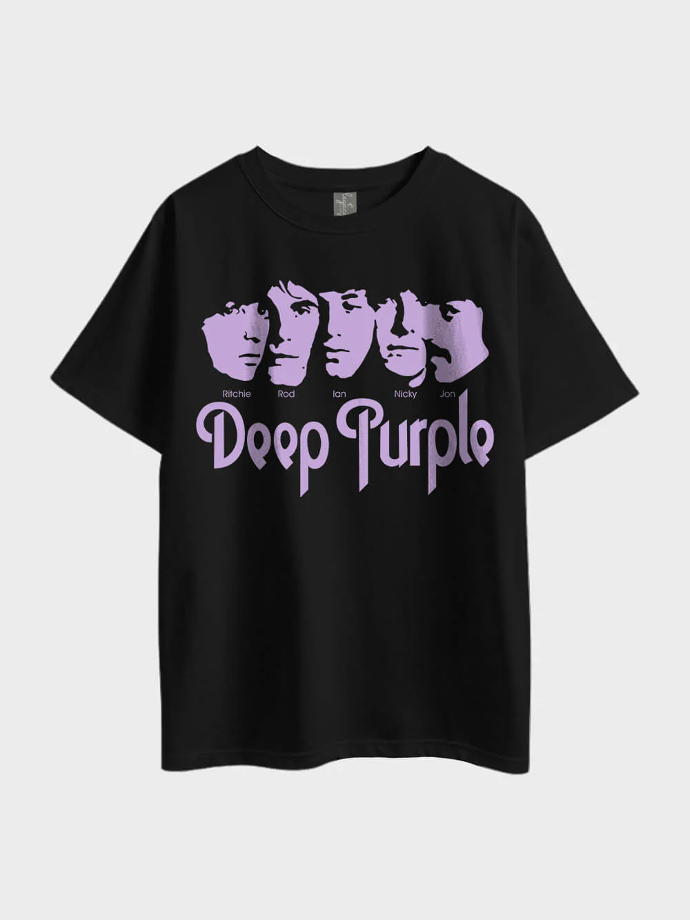 Deep Purple Team Members Metal Oversized Men's Premium Quality In Lowest Price Tee In Dhaka