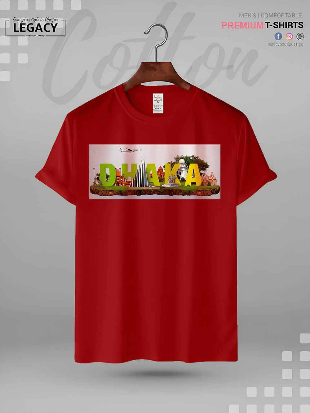 Dhaka Retro Style Vintage Men's T-Shirt In Lowest Price Only In BD - Image 8