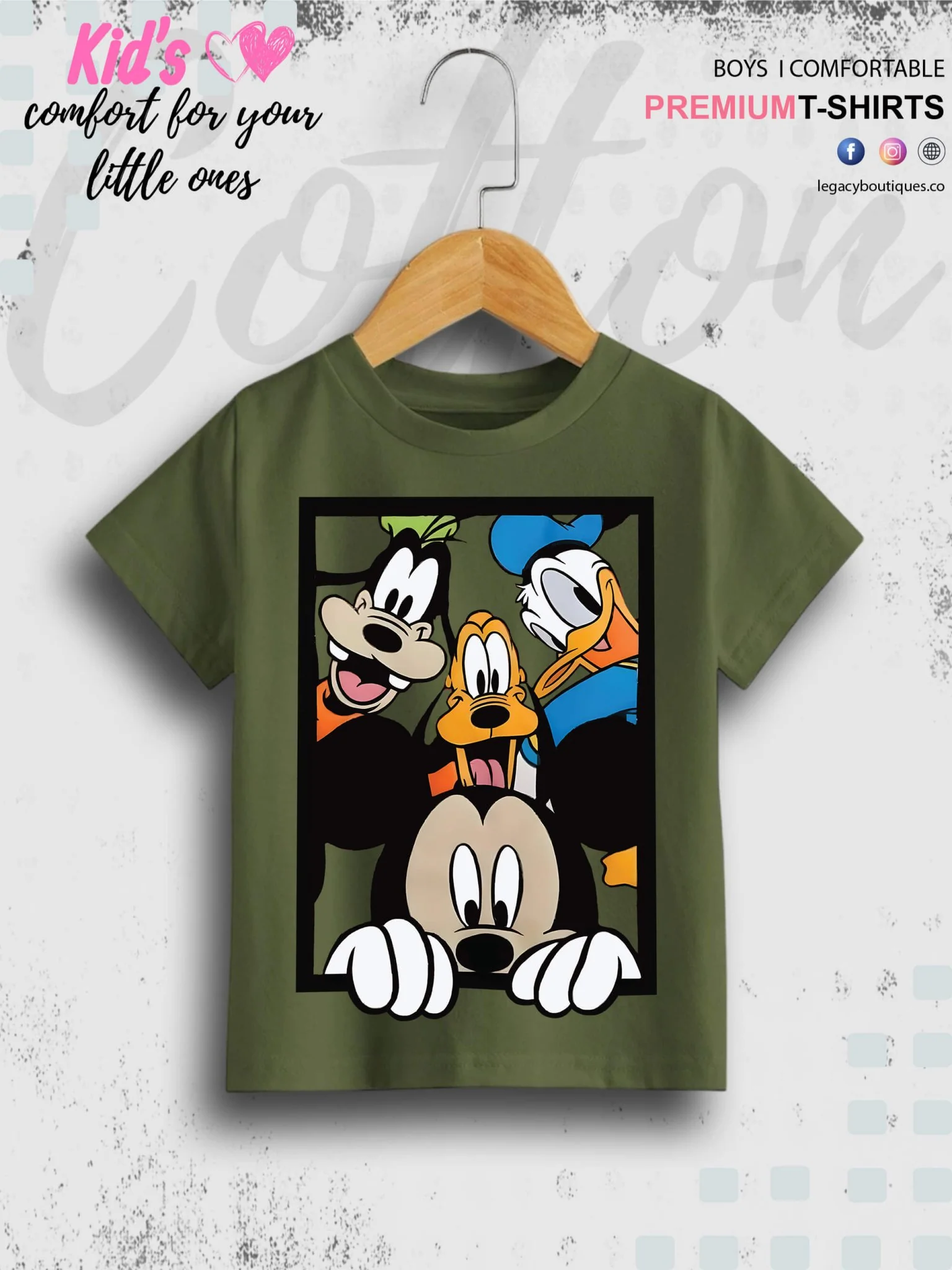 Disney Mickeys Team Printed 1 To 11 Year Baby Boys Summer Time T-Shirt In Lowest Price Only In BD - Image 4