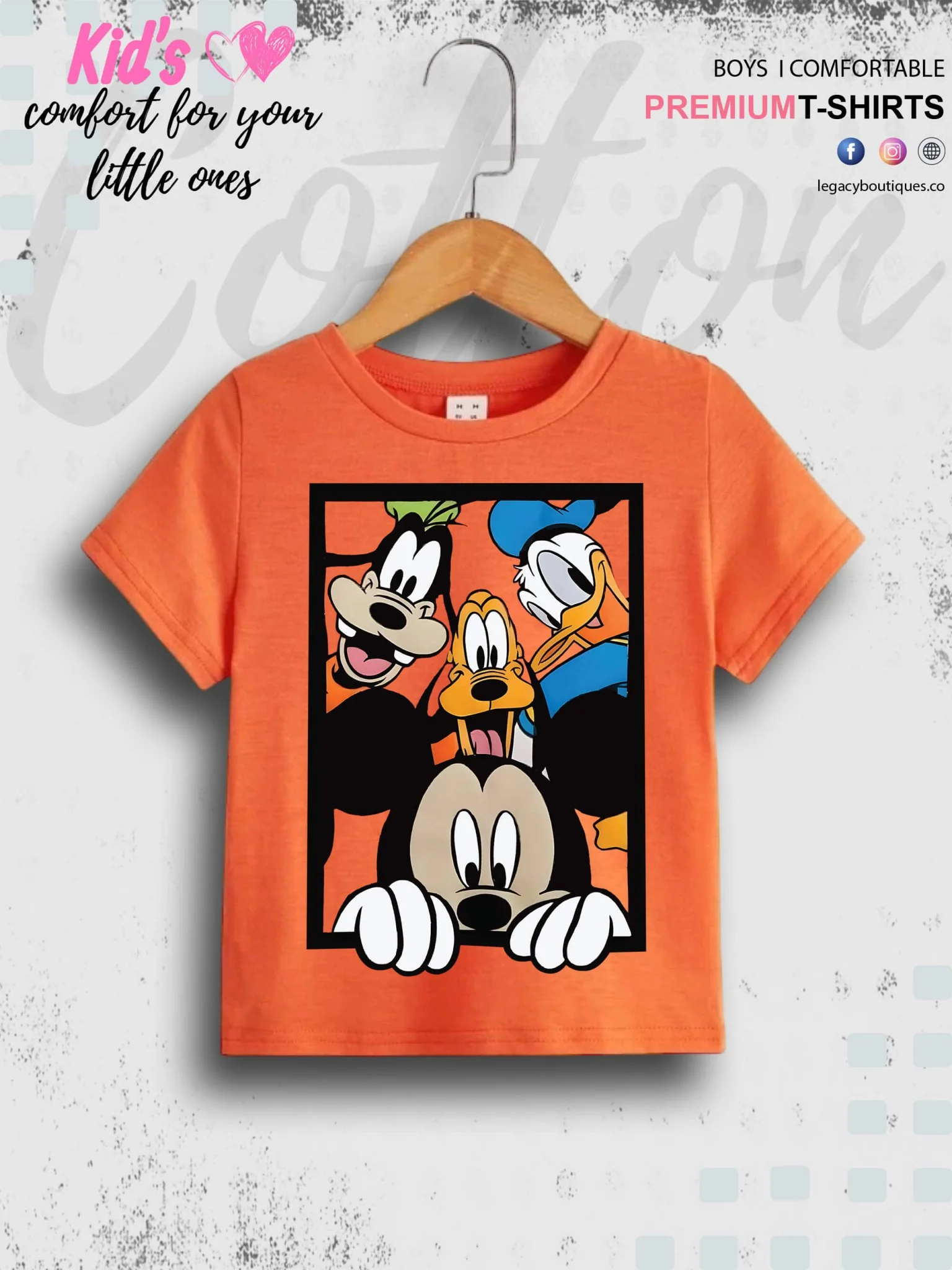 Disney Mickeys Team Printed 1 To 11 Year Baby Boys Summer Time T-Shirt In Lowest Price Only In BD - Image 5