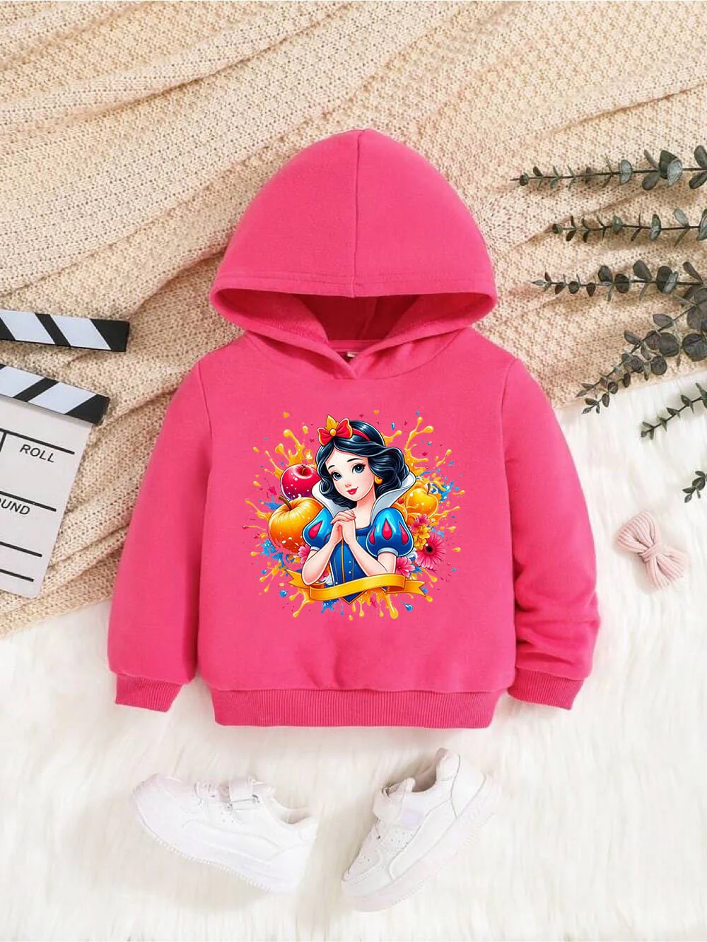 Disney Princess Cinderella Printed Casual Hoodie For Baby Boy And Girl in Bangladesh - Image 4