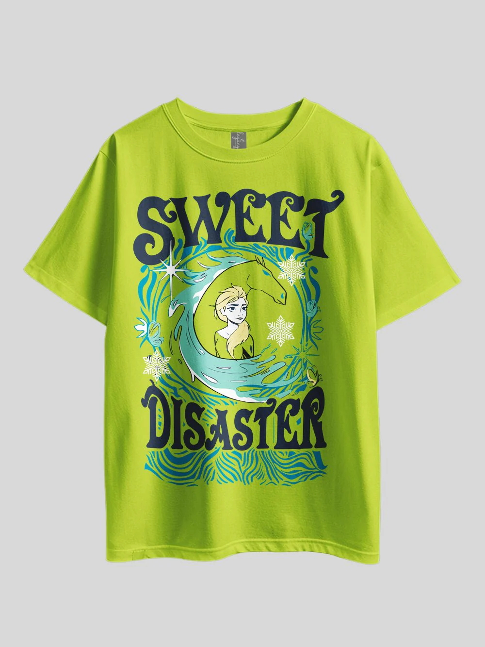 DISNEY SWEET DISASTER Graphic Printed Drop Shoulder T-shirt Legacy Boutiques Bangladesh