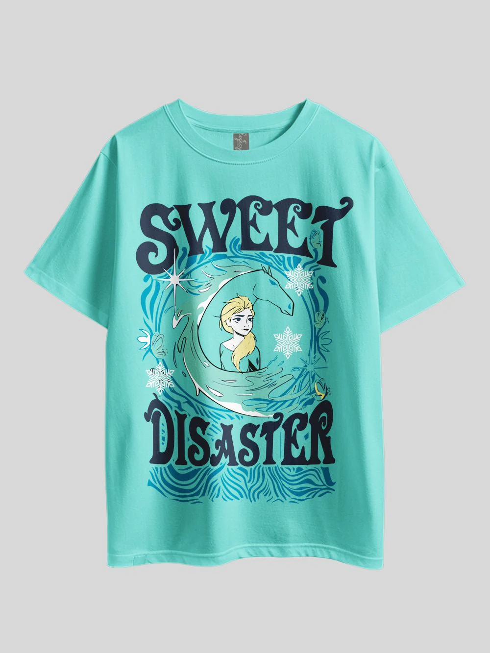 DISNEY SWEET DISASTER Graphic Printed Drop Shoulder T-shirt Legacy Boutiques Bangladesh - Image 3