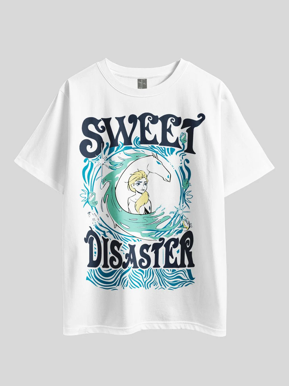 DISNEY SWEET DISASTER Graphic Printed Drop Shoulder T-shirt Legacy Boutiques Bangladesh - Image 4
