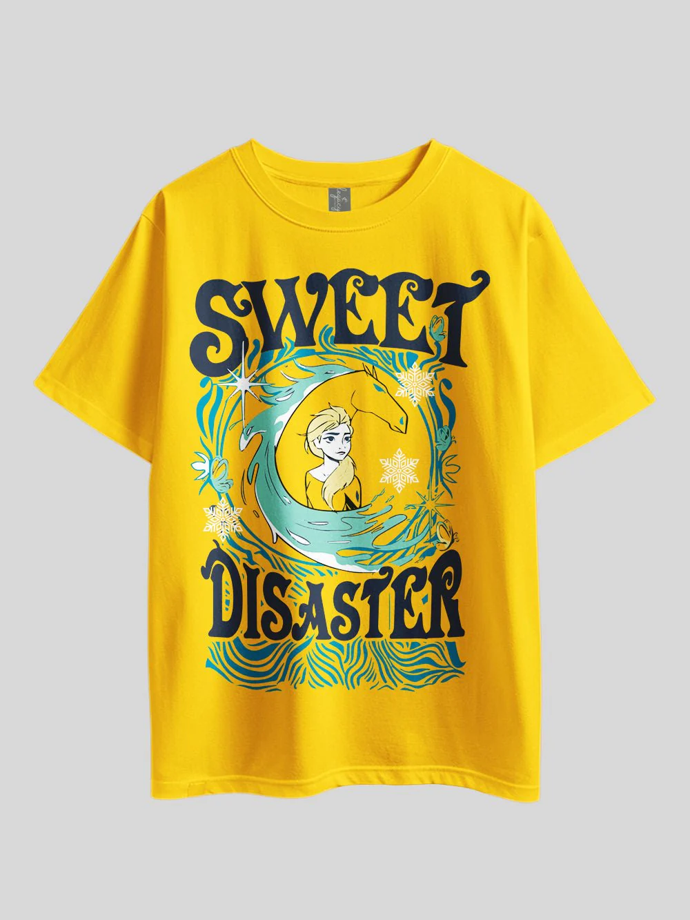DISNEY SWEET DISASTER Graphic Printed Drop Shoulder T-shirt Legacy Boutiques Bangladesh - Image 5