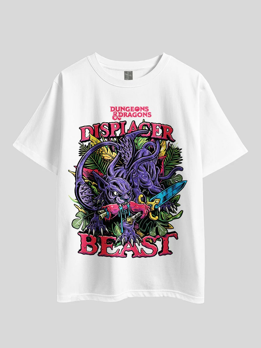"DUNGEAONS & DRAGONS DISPLACER BEAST" Graphic Printed Drop Shoulder T-shirt Legacy Boutiques Dhaka