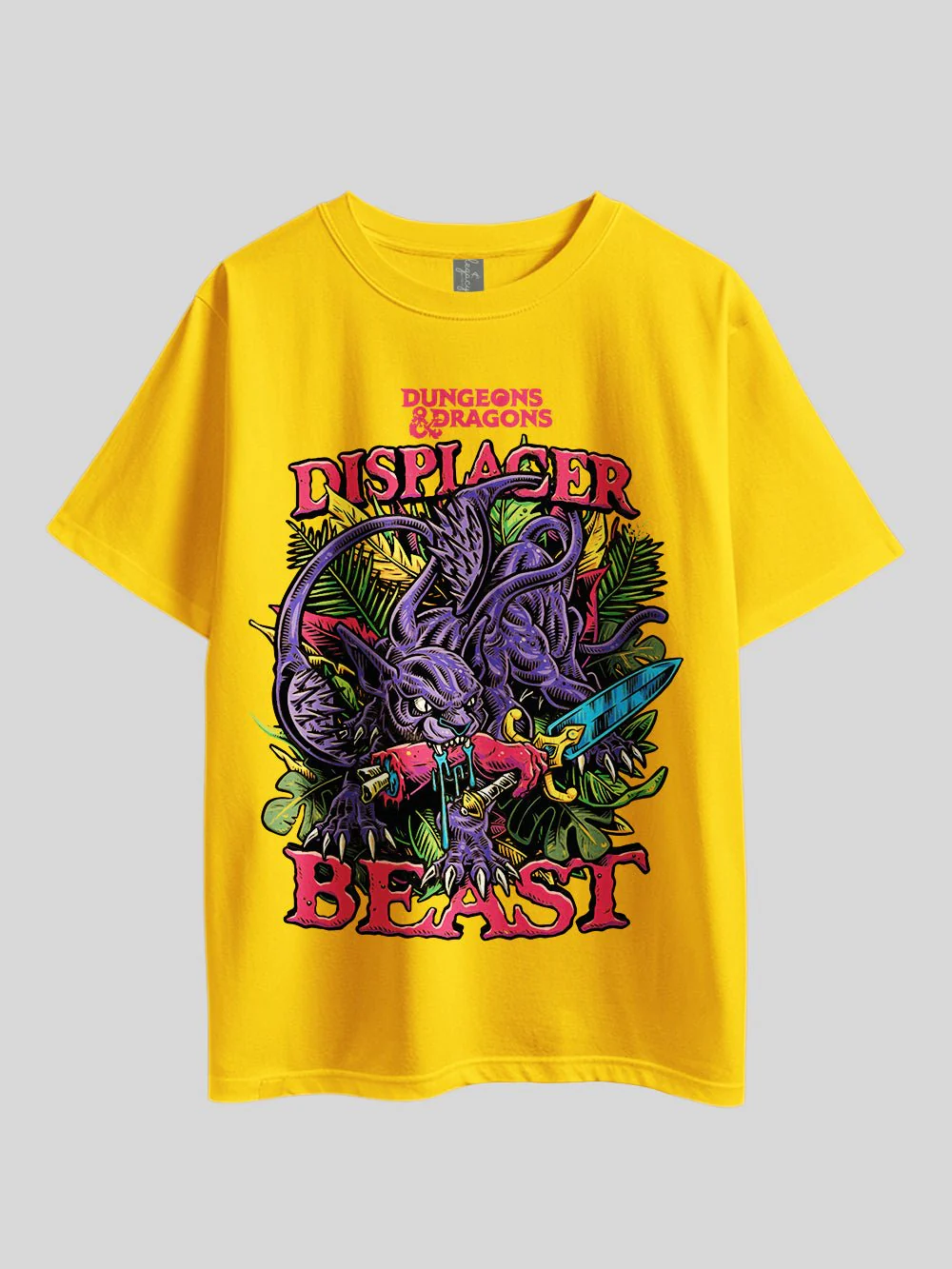 "DUNGEAONS & DRAGONS DISPLACER BEAST" Graphic Printed Drop Shoulder T-shirt Legacy Boutiques Dhaka - Image 2