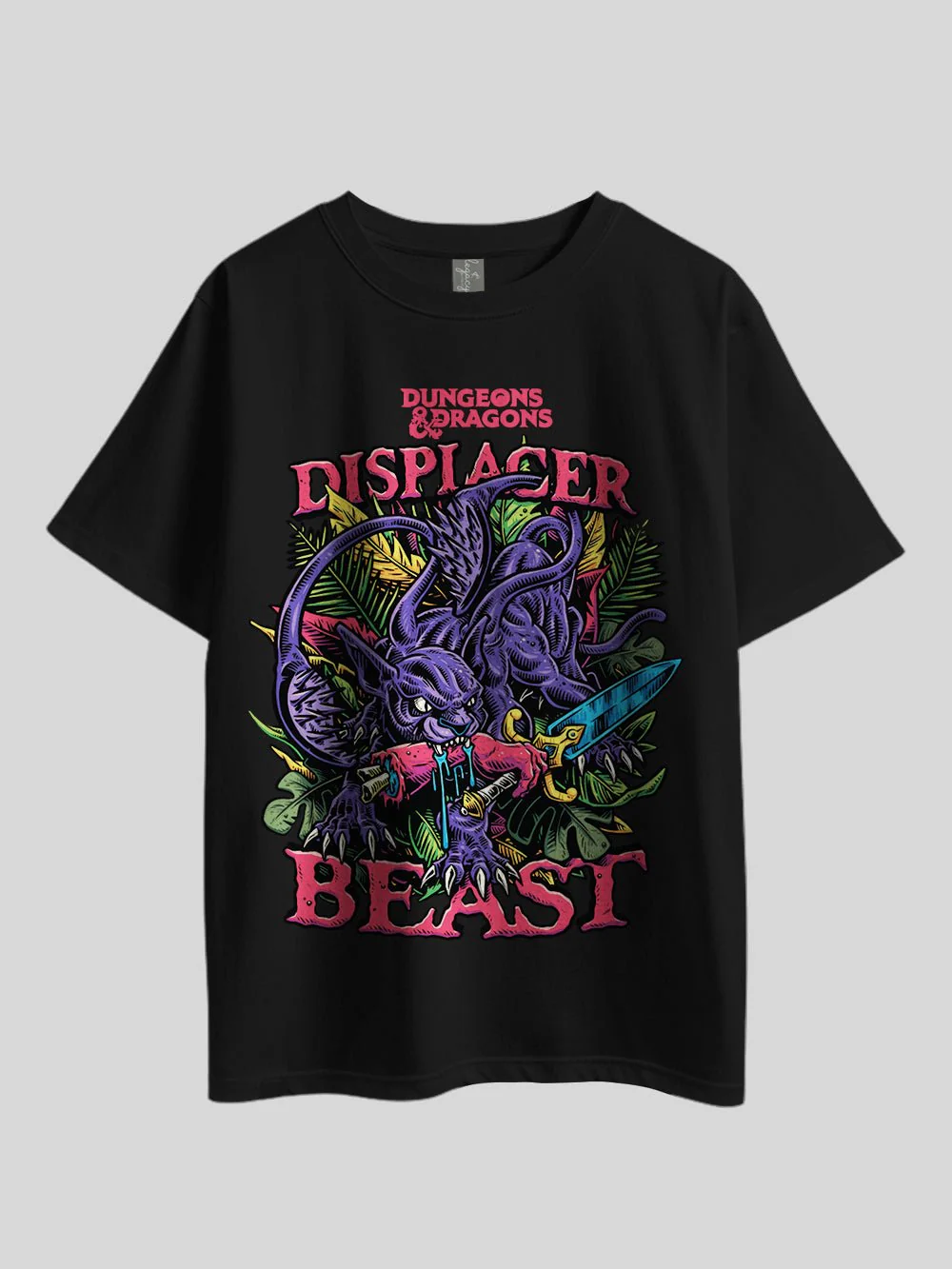 "DUNGEAONS & DRAGONS DISPLACER BEAST" Graphic Printed Drop Shoulder T-shirt Legacy Boutiques Dhaka - Image 3