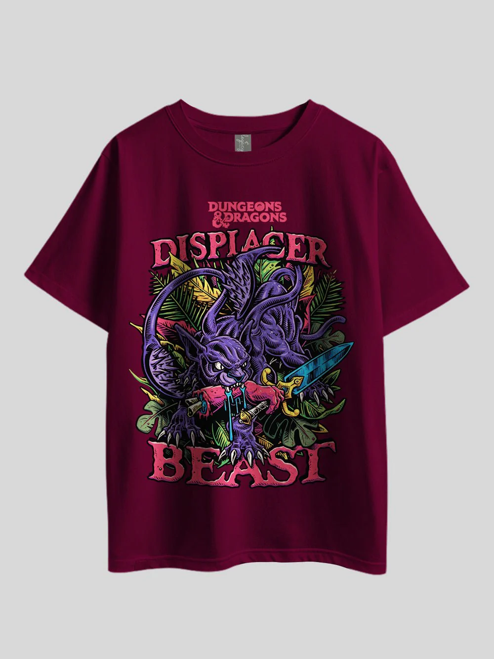 "DUNGEAONS & DRAGONS DISPLACER BEAST" Graphic Printed Drop Shoulder T-shirt Legacy Boutiques Dhaka - Image 4