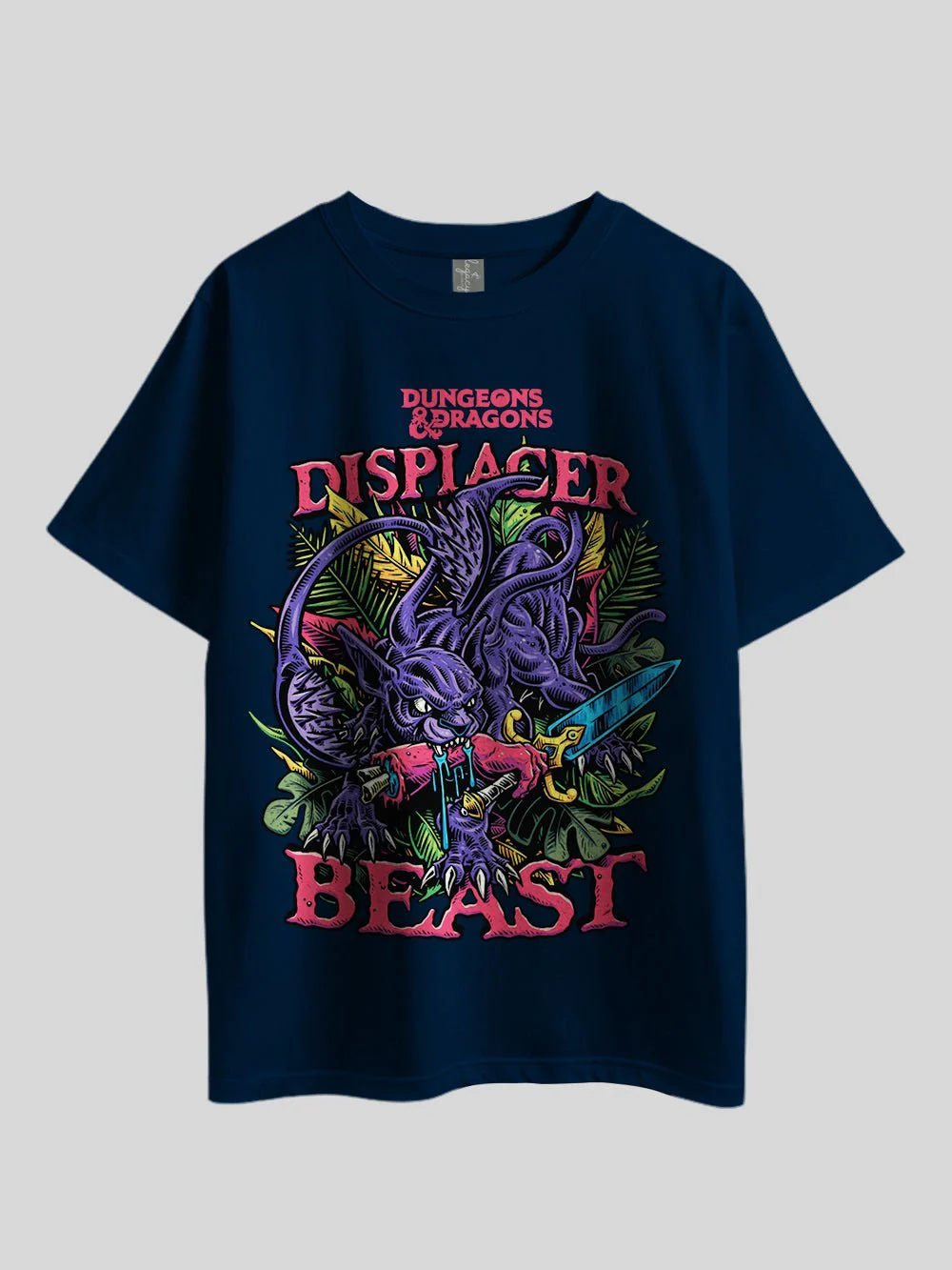 "DUNGEAONS & DRAGONS DISPLACER BEAST" Graphic Printed Drop Shoulder T-shirt Legacy Boutiques Dhaka - Image 6