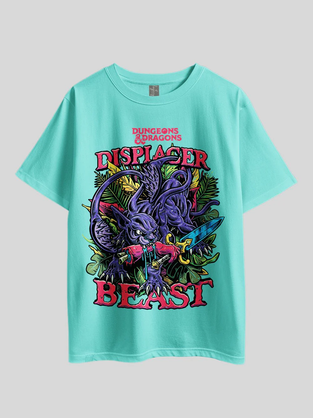 "DUNGEAONS & DRAGONS DISPLACER BEAST" Graphic Printed Drop Shoulder T-shirt Legacy Boutiques Dhaka - Image 8