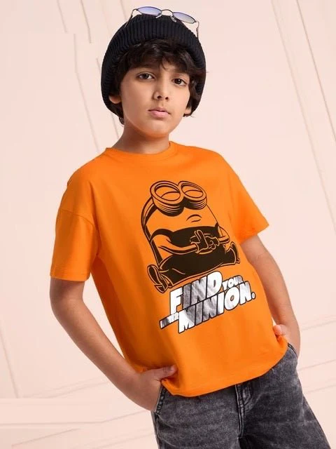 Find Your Minion Printed 1 To 11 Year Kids T-Shirt