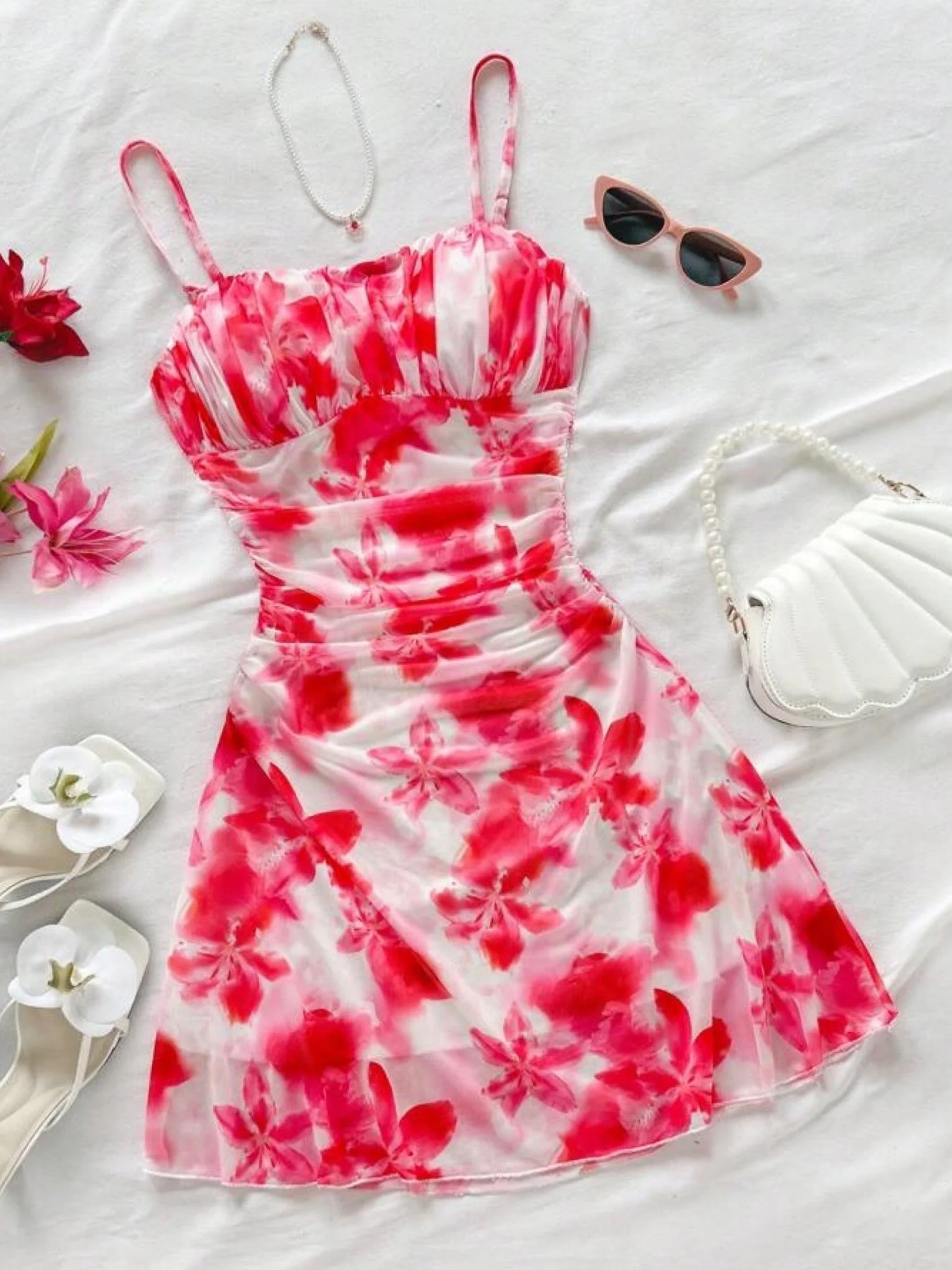Floral Sexy Party Dress