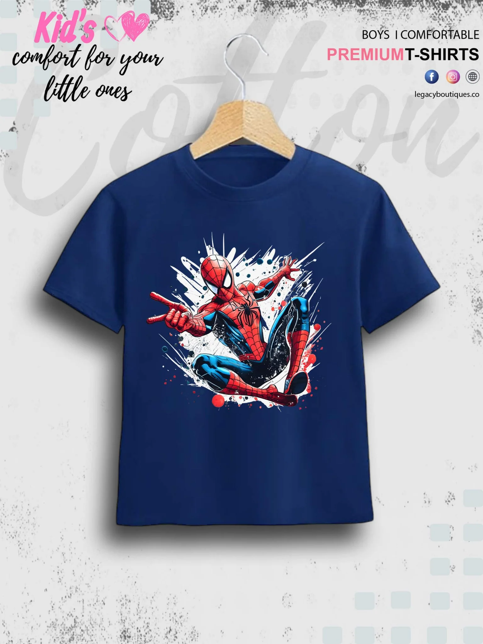 Flying SpiderMan Toddler Boys Casual T-Shirt In Cheapest Price Only In Dhaka - Image 2