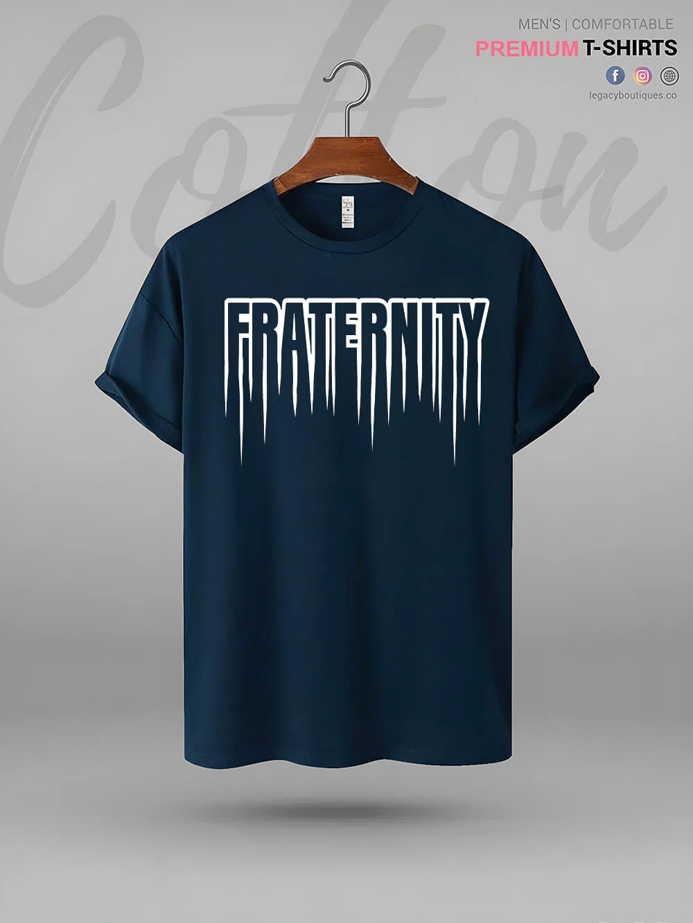 Fraternity Print High Quality Mens T shirt In Lowest Price In BD
