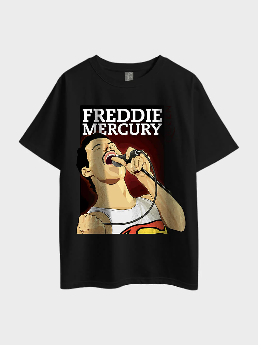 Freddie Mercury British Singer Songwrite  Metal Oversized Mens Tee In Lowest Price Only In Dhaka