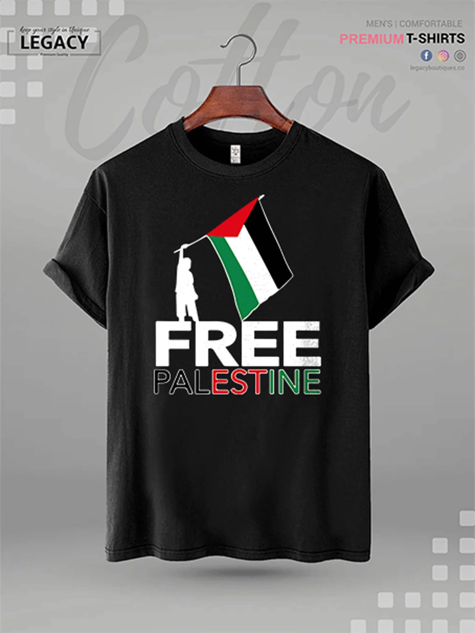 Free Palestine Mens XXXL Tshirt In Lowest Price Only In BD