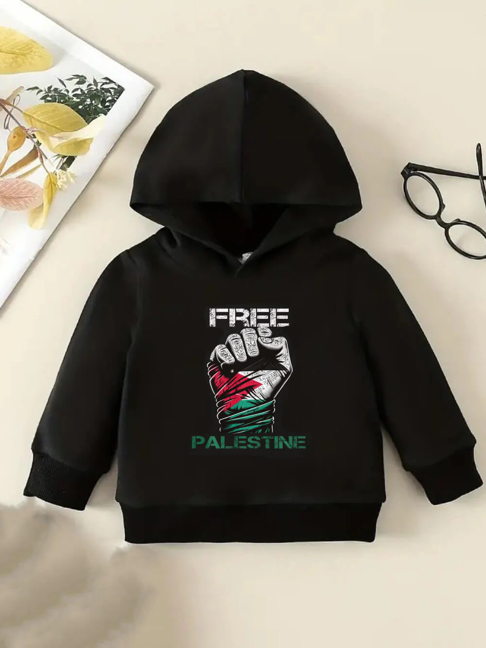 Free Palestine Printed Boy And Girl Kids Cotton Casual Hoodie Legacy Boutiques Bangladesh