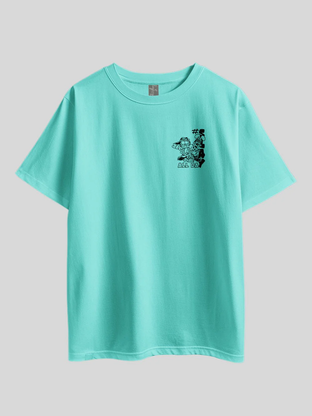 GARFIELD FRIENDS THAT SLAY TOGETHER STAY TOGETHER. GOOD VIBES ONLY Graphic Printed Drop Shoulder T-shirt Legacy Boutiques Bangladesh - Image 16