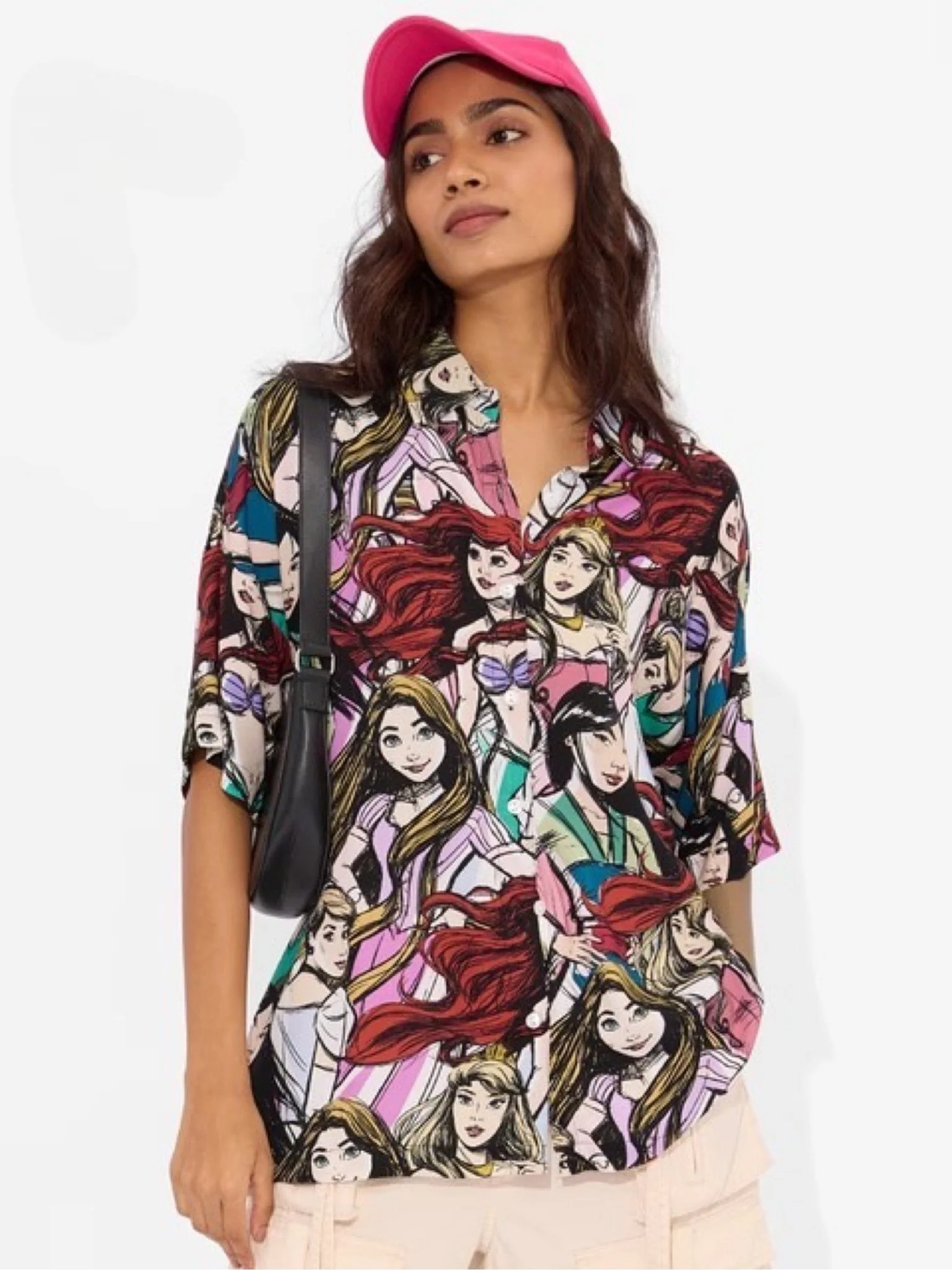 Garfield Graffiti "I Hate Mondays" Pop Art Short Sleeve Button-Down - Image 2