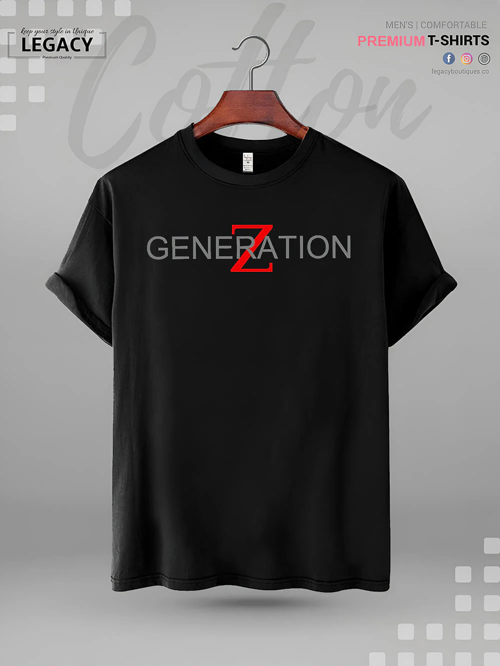 Generation Z High Quality Mens T shirt In Lowest Price In BD